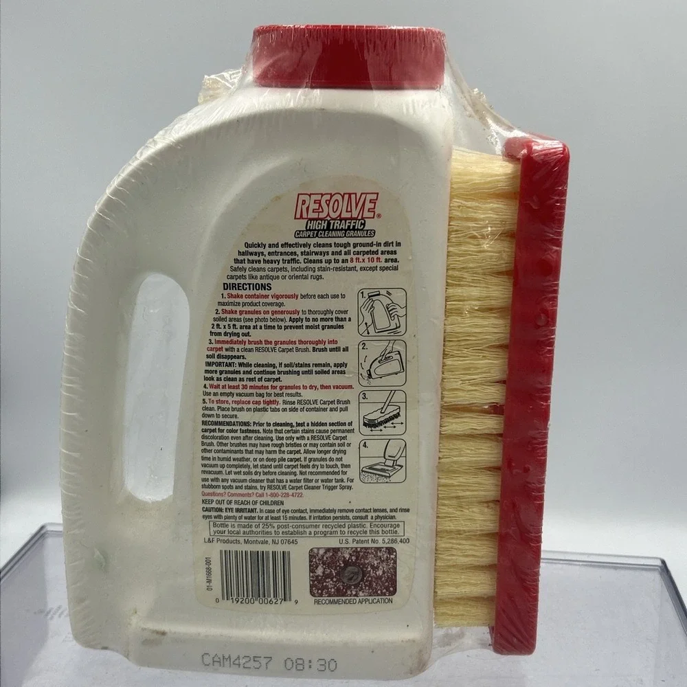 Vintage Resolve Carpet Cleaning Granules & Brush Starter Kit -Discontinued